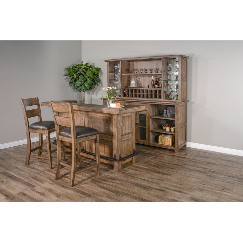August Grove® Gridley 80'' Home Bar & Reviews Wayfair